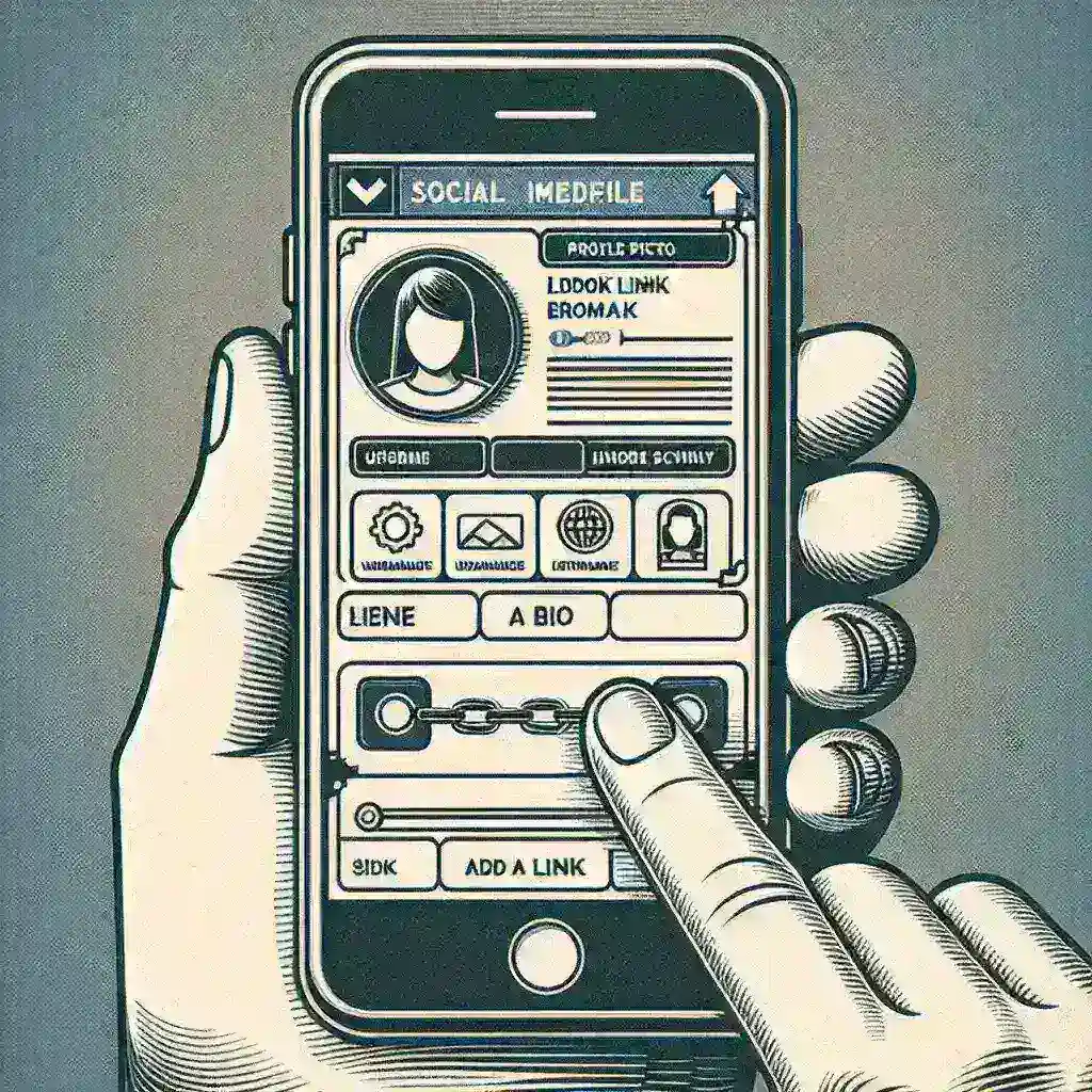 "Ilustrasi langkah-langkah menambahkan tautan di bio TikTok, panduan lengkap untuk pengguna yang ingin meningkatkan keterlibatan di platform."